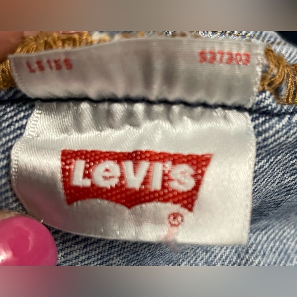 LEVIS 501 Vintage Straight-Leg Stonewashed Blue Distressed Denim Jeans Sz. 25 - Picture 12 of 14
